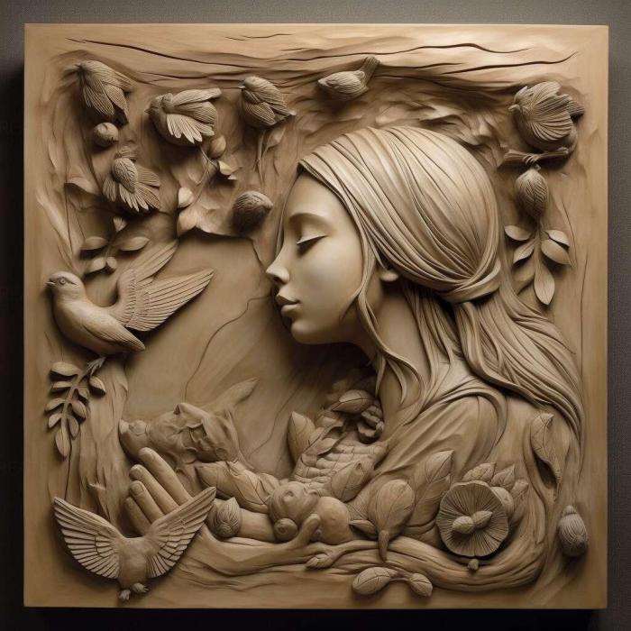 نموذج ثلاثي الأبعاد لآلة CNC 3D Art 